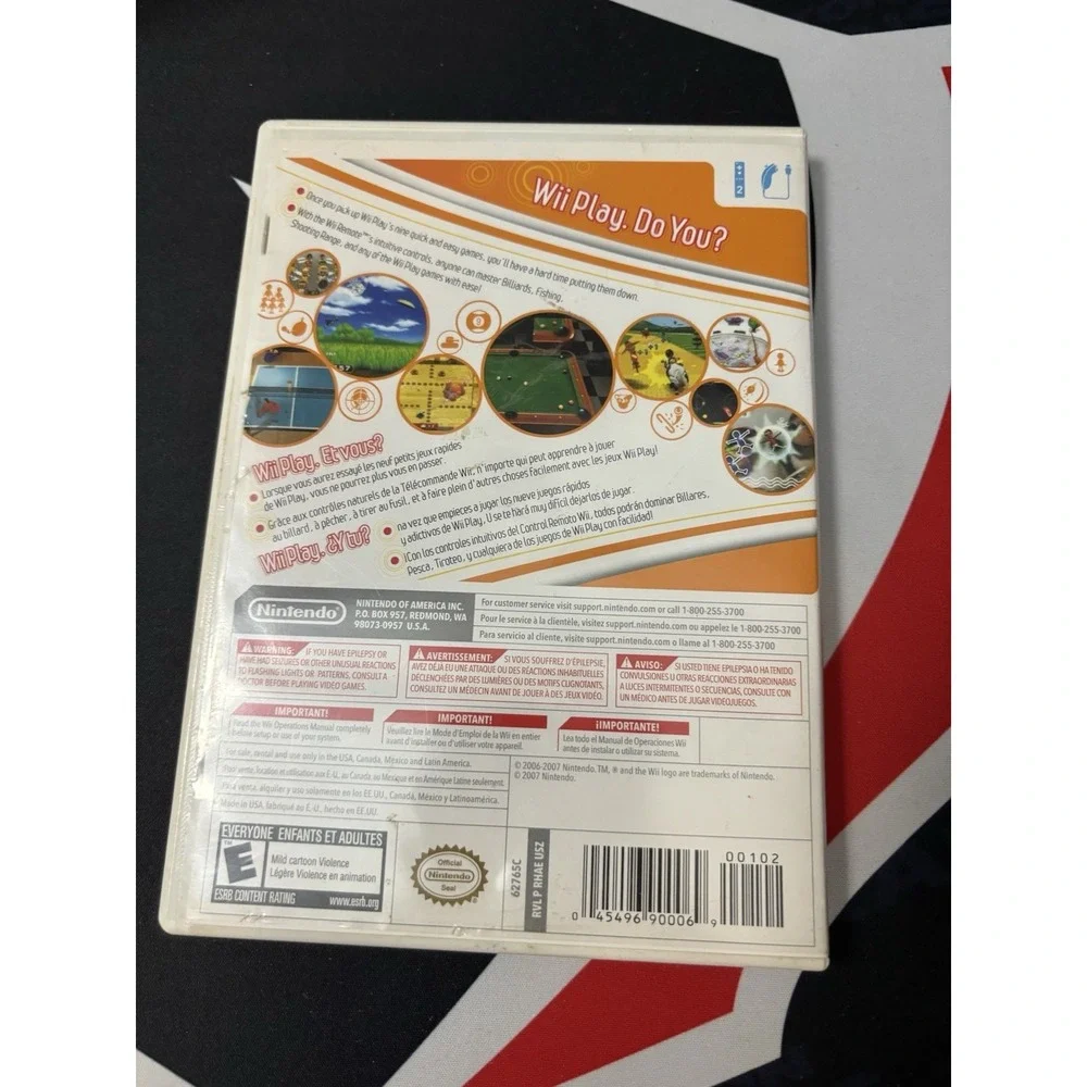 Nintendo Wii Play Wii Sports Mixed Sports Game Disc w/ Case & Manual